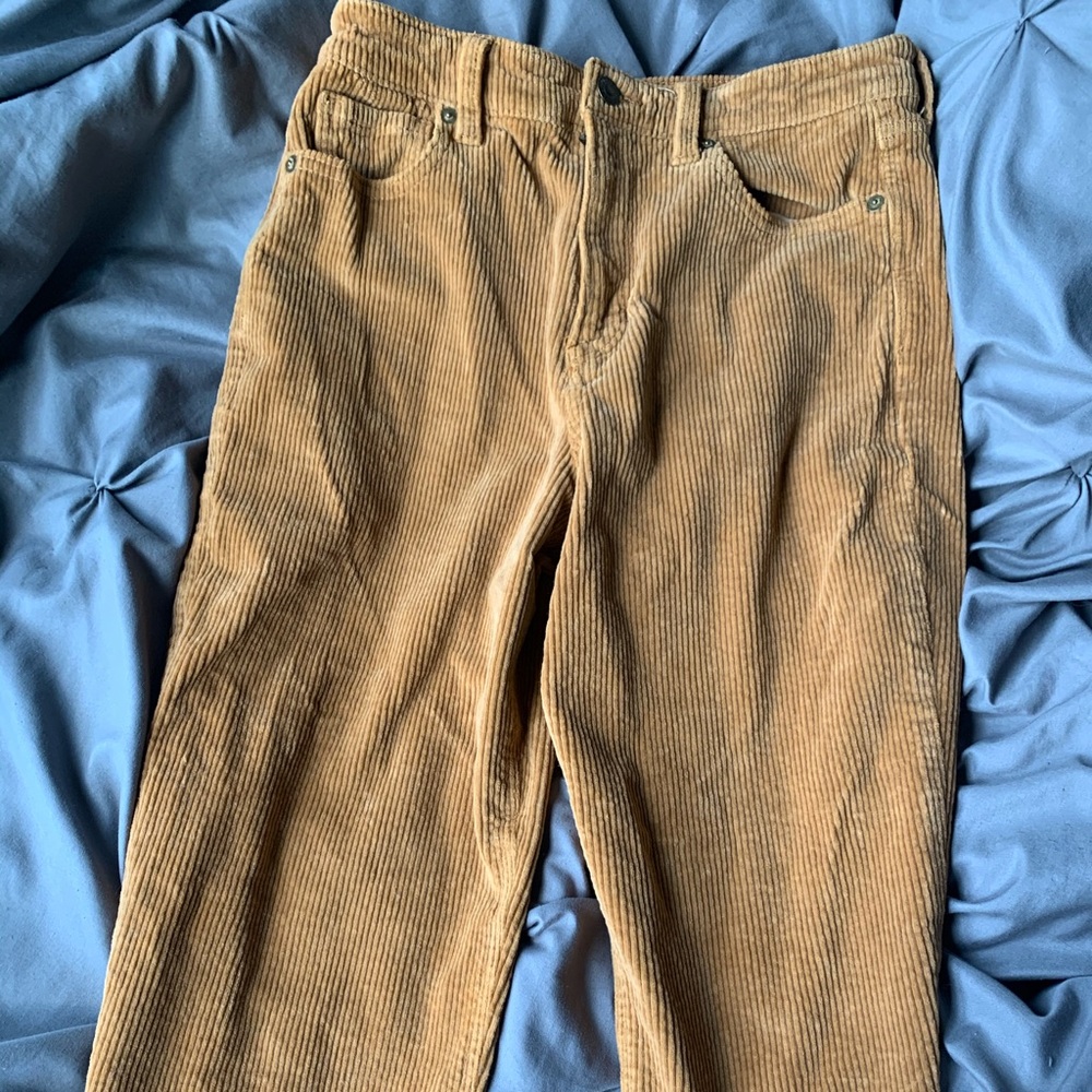 American Eagle corduroy mom jeans